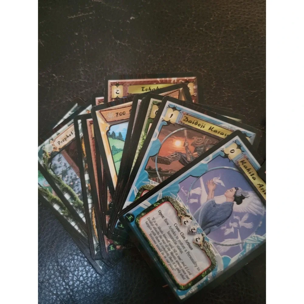 32x Vintage 1998 CCG Card Lot — Legend of the Five‎ Rings L5R